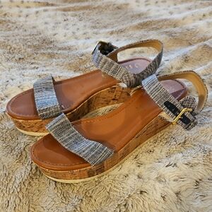 Unisa Women's Sandals - Blue and White